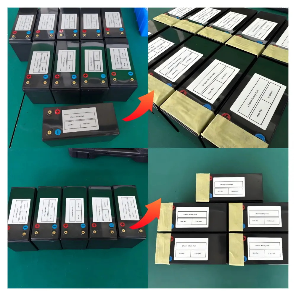 12.8V 8Ah 12Ah LiFePO4 battery packs14.6V 2A chargers and 
