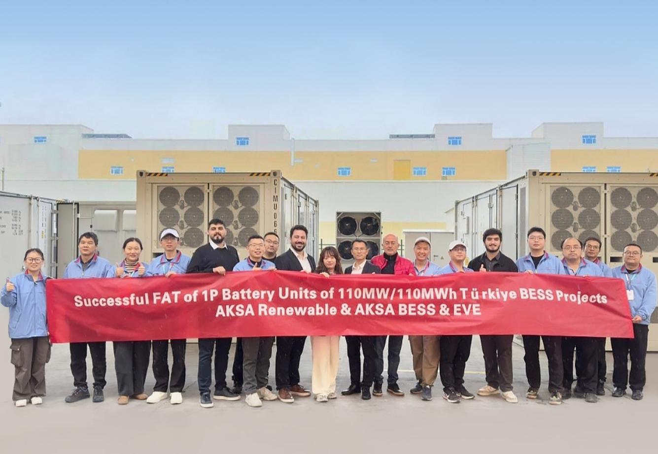 EVE Energy Delivers 110 MWh High-Rate Energy Storage Systems for Turkey’s Energy Transition