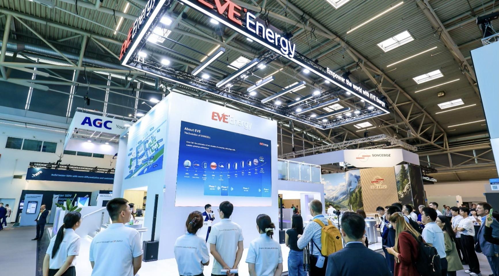 EVE Energy Debuts Large Cylindrical Battery and Battery Passport at IAA MOBILITY 2025, Accelerating E