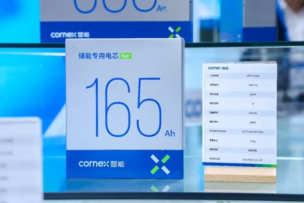 Cornex Debuts 165Ah Sodium Ion Battery for Stationary Energy Storage