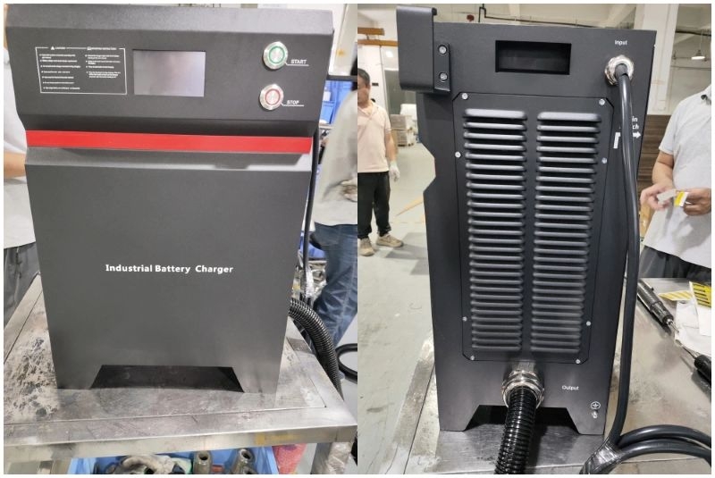 48V 100A 6kW Forklift Battery Chargers Shipped to the UK