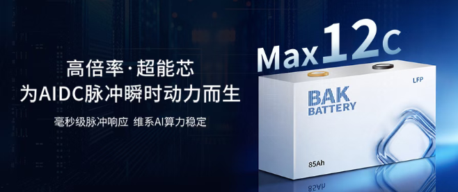 BAK Battery Unveils 85Ah High-Rate Prismatic LFP Battery Cell to Support Millisecond Power Response i