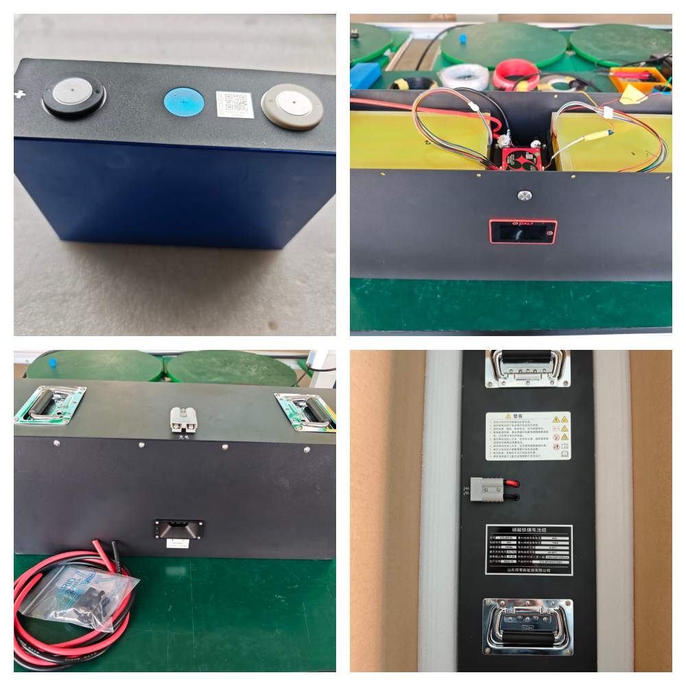 Customized 48V 100Ah LiFePO4 Battery Pack and On Board Charger for AGV Application