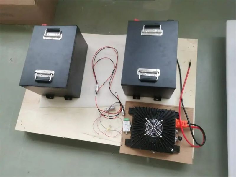 51.2V 105Ah LiFePO4 Battery Packs and 3.3kW 48V On Board Chargers Shipped to Estonia