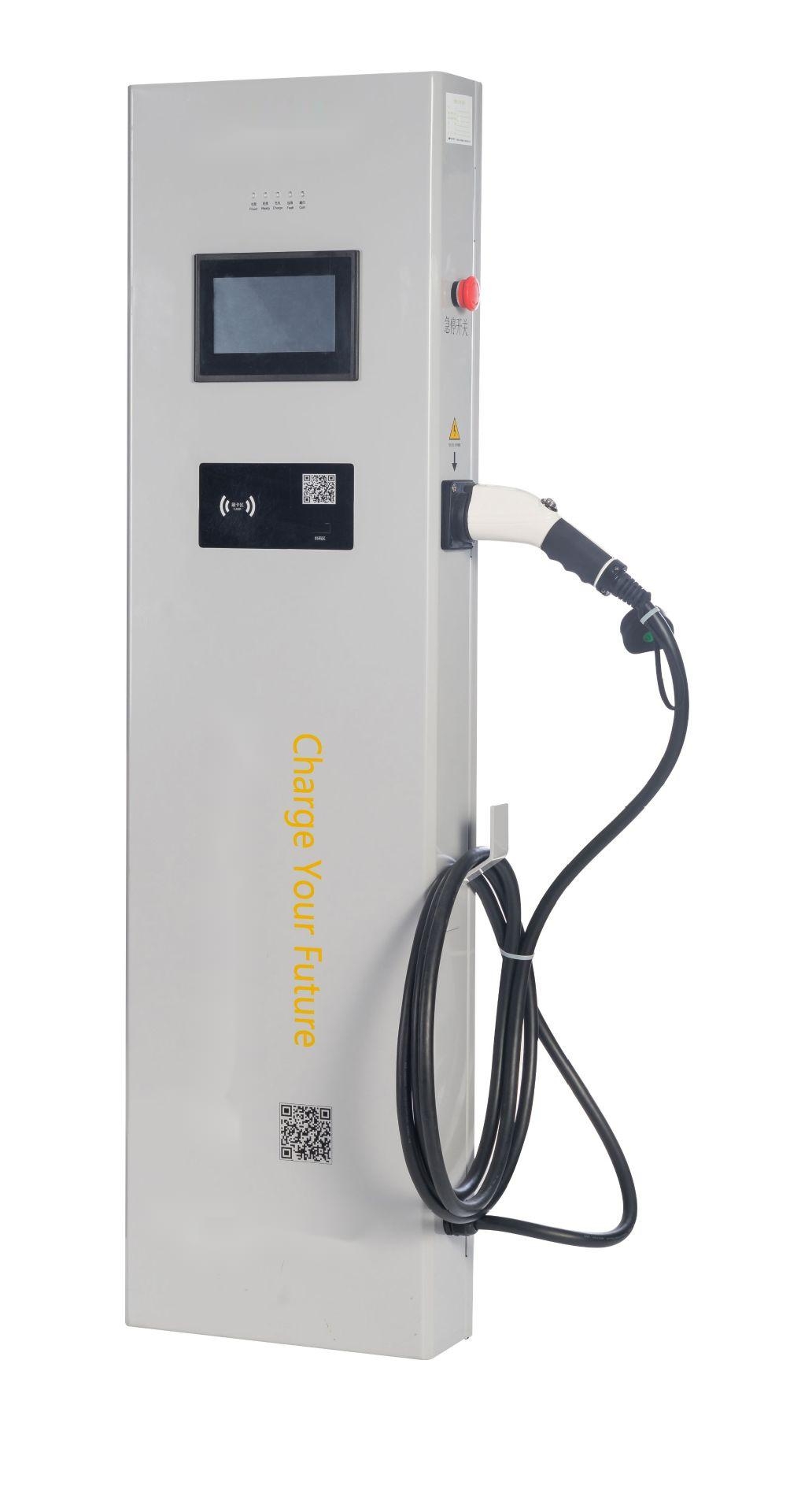 14KW vertical AC charging pile hotel parking car charging pile